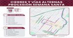 Conoce los recorridos y cierres por la Procesión de Viernes Santo 2025 en Puebla