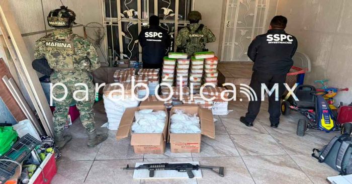 Aseguran más de 700 kilogramos de metanfetaminas en Baja California