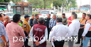 Contin&uacute;a Segom el ordenamiento vehicular y comercial en el Parque de Analco