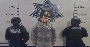 Detienen a un hombre por portación ilegal de arma de fuego en Atlixco