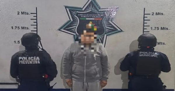 Detienen a un hombre por portación ilegal de arma de fuego en Atlixco