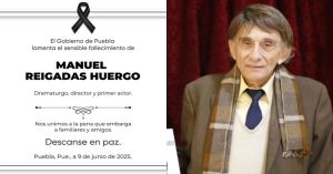 Falleci&oacute; Manuel Reigadas Huergo, una leyenda del teatro poblano