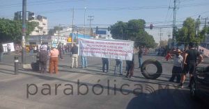 Exigen campesinos de San Baltazar Campeche pago de tierras; bloquean vialidades