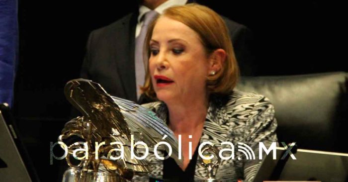 Destaca presidenta del Senado firmeza de Sheinbaum en política exterior