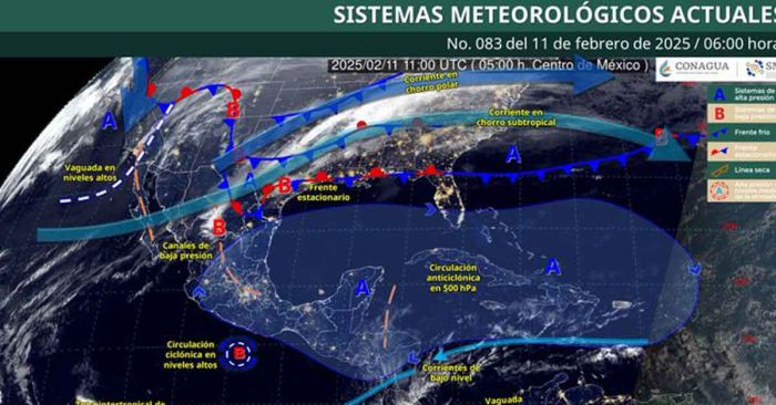 Pronostica SMN lluvias en Coahuila, Sinaloa y Durango