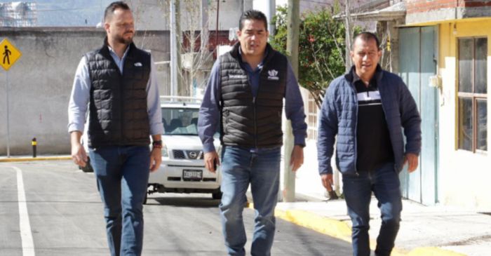 Verifican conclusi&oacute;n de trabajos de pavimentaci&oacute;n en San Francisco Totimehuacan