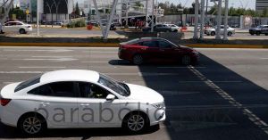 Pintan el cruce en bulevar Atlixcáyotl y Cúmulo de Virgo