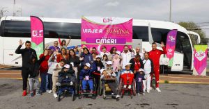 Beneficia DIF Municipal de Puebla a 8 familias con viaje a Mundo Im&aacute;yina