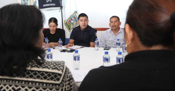 Encabeza Tonantzin Fern&aacute;ndez mesa de seguridad en San Cosme Texintla