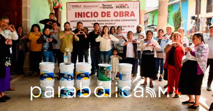 Inicia Bety Sánchez el mejoramiento de la imagen urbana de San Miguel Tenango