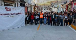 Inaugura Tonantzin Fern&aacute;ndez vialidades en San Pedro Cholula