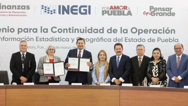 Fortalece Armenta colaboración con el INEGI en Puebla