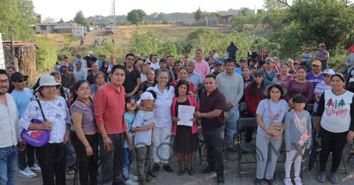 Arranca Ariadna Ayala ampliación de la red eléctrica en Axocopan
