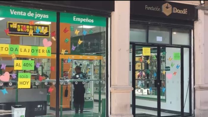 Atracan Casa de Empeño en pleno Centro Histórico de Puebla