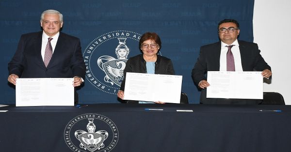 Unen lazos BUAP e ISSSTEP en materia académica, científica y tecnológica