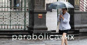 Llueve por segundo día consecutivo en la ciudad de Puebla