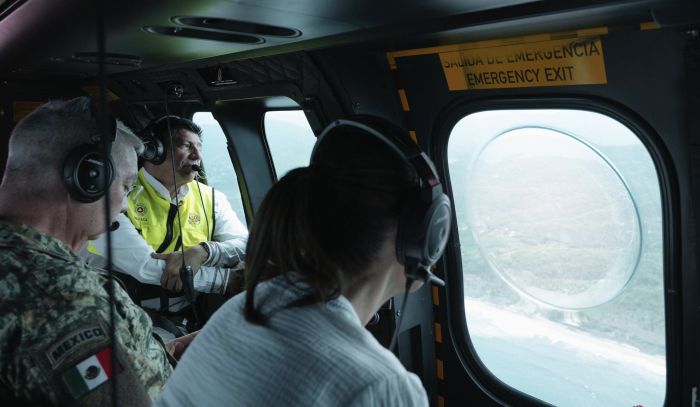 Supervisa Sheinbaum apoyo a la poblaci&oacute;n en Oaxaca