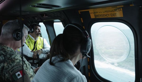 Supervisa Sheinbaum apoyo a la poblaci&oacute;n en Oaxaca