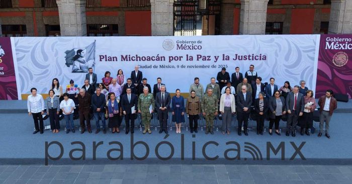 Presenta Claudia Sheinbaum 12 ejes del Plan Michoacán