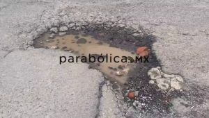 Los baches, herencia azul