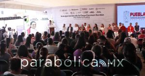 Inauguran autoridades estatales la &quot;Casa Carmen Serdán&quot; en Cuautlancingo