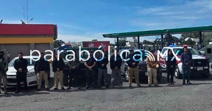 Detienen FGE y GN a 4 hombres detenidos con vehículos robados en Acatzingo y Tepeaca