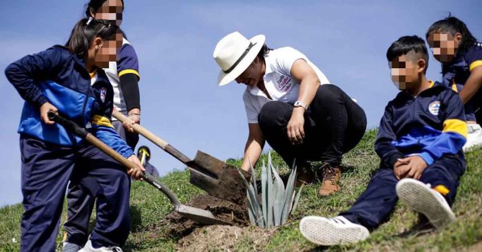 Encabeza Lupita Cuautle jornada de reforestación en CEDAT