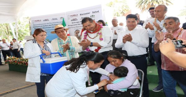 Inicia en Puebla la Semana Nacional de Vacunación 2025