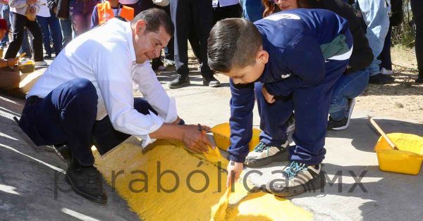 Recuerdan las faenas que estamos al servicio de Puebla: Armenta desde La Margarita