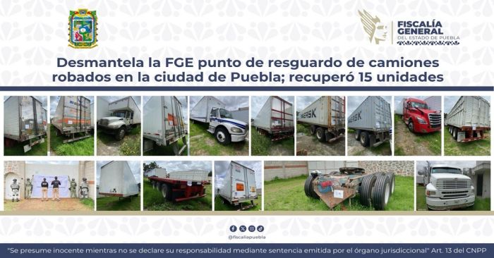 Desmantelan punto de resguardo clandestino en la ciudad de Puebla