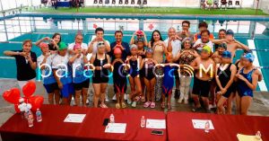 Recibe San Pedro Cholula el evento &quot;Nado por el Corazón&quot; en el Deportivo Tlachtli