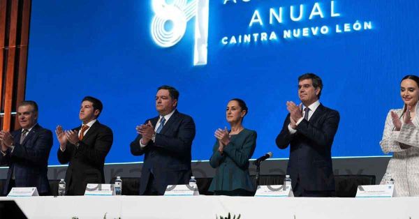 Participa Sheinbaum en la 81 asamblea de Caintra Nuevo León