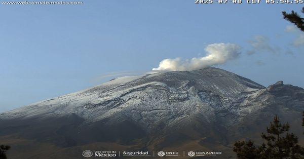 Incrementa actividad el Popocatépetl, emite 74 exhalaciones en 24 horas