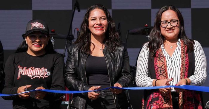 Inaugura Lupita Cuautle el festival “Motoride Cholula 2025”