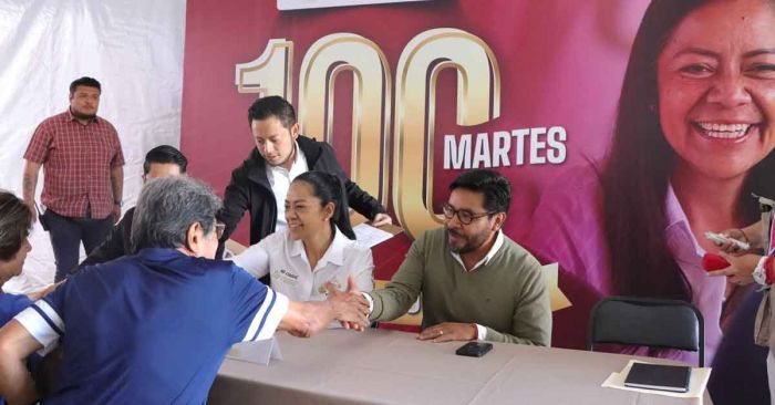Realiza Ariadna Ayala 100 Martes de Atención Ciudadana en Atlixco