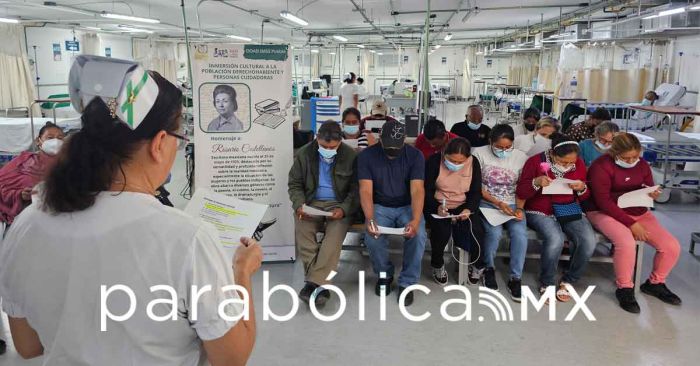 Promueve IMSS Puebla la lectura en tiempos de espera en hospitales de Segundo Nivel