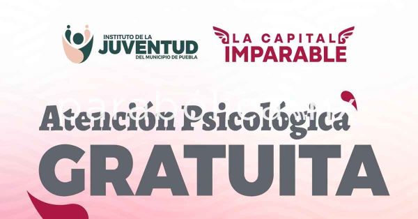 Ofrece IJMP atenci&oacute;n psicol&oacute;gica gratuita para j&oacute;venes en la capital