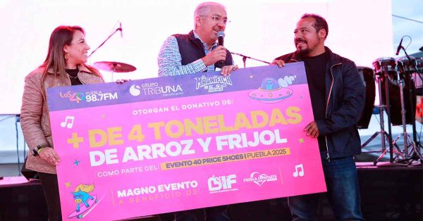 Recibe DIF Municipal donaci&oacute;n de 4 toneladas de arroz y frijol