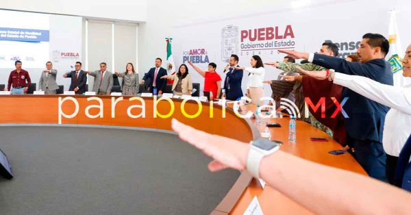 Instala Gobierno de Puebla el Sistema Estatal de Movilidad y Seguridad Vial