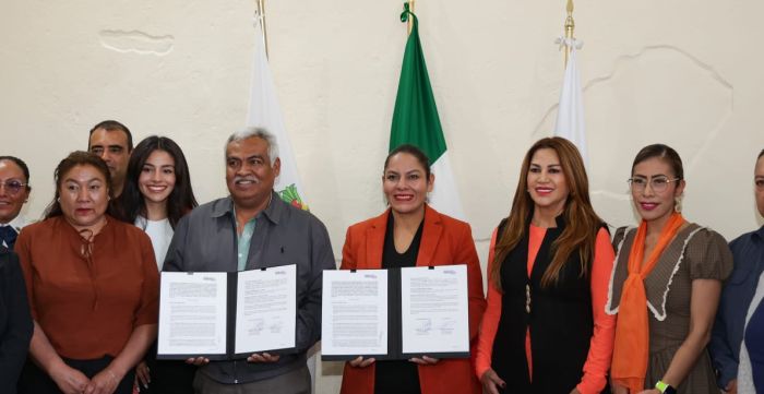 Formalizan San Andr&eacute;s Cholula y Santa Clara Ocoyucan alianza para fortalecer la protecci&oacute;n de mujeres