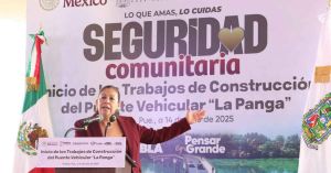 Participa Laura Artemisa en inicio de construcci&oacute;n del puente "La Panga"