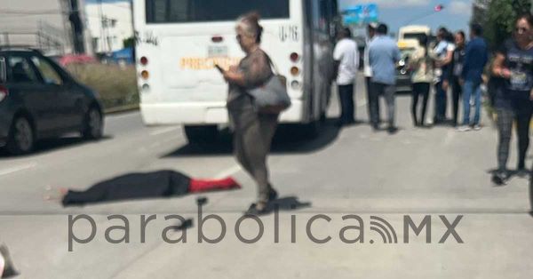 Muere mujer tras ser atropellada frente al IMSS la Margarita