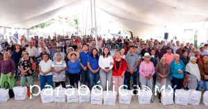 Fortalece Lupita Cuautle la nutrici&oacute;n familiar con 15 mil paquetes alimentarios