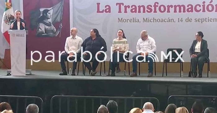 Lleva Claudia Sheinbaum su informe a Michoac&aacute;n
