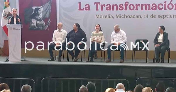 Lleva Claudia Sheinbaum su informe a Michoac&aacute;n
