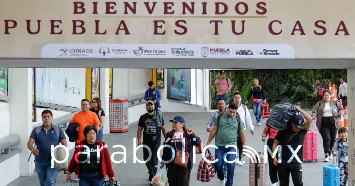 Aumenta la afluencia de viajeros en la Central de Autobuses CAPU