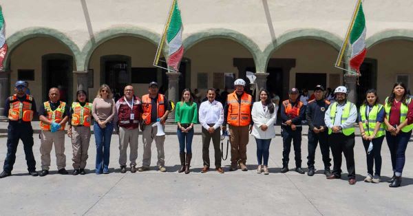 Se suma San Pedro Cholula al Simulacro Nacional 2025