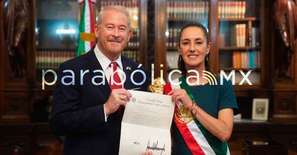 Recibe Sheinbaum las cartas credenciales de embajadores, incluido el de EEUU