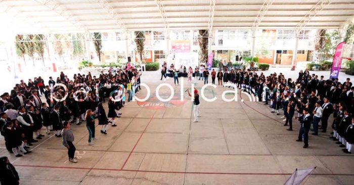 Fortalecen valores y liderazgo en estudiantes de San Andrés Cholula