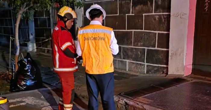 Atiende PC corto circuito en zona del Carmen